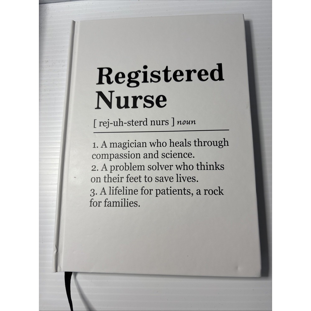 Registered Nurse/Pinning Ceremony Journal - Hard Cover - New In Plastic